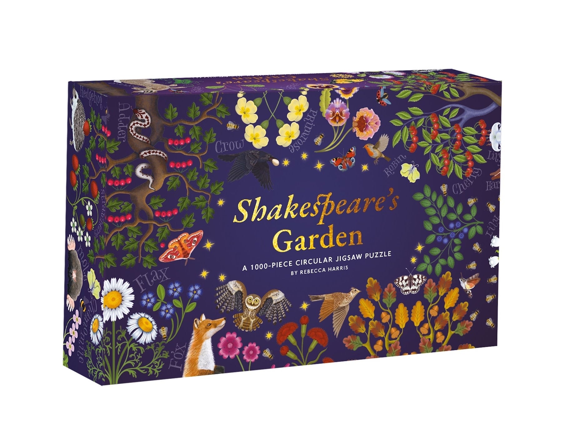 Shakespeare's Garden: A 1000 piece Circular Jigsaw Puzzle