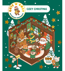 Cute 'n' Cozy Sticker Therapy: Cozy Christmas: Over 500 Reusable Stickers!