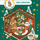 Cute 'n' Cozy Sticker Therapy: Cozy Christmas: Over 500 Reusable Stickers!