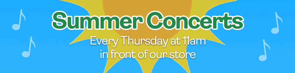 Summer Concerts: Every Thursday at 11am