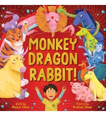 Sourcebooks Jabberwocky Monkey Dragon Rabbit!: A Wild Lunar New Year Stampede