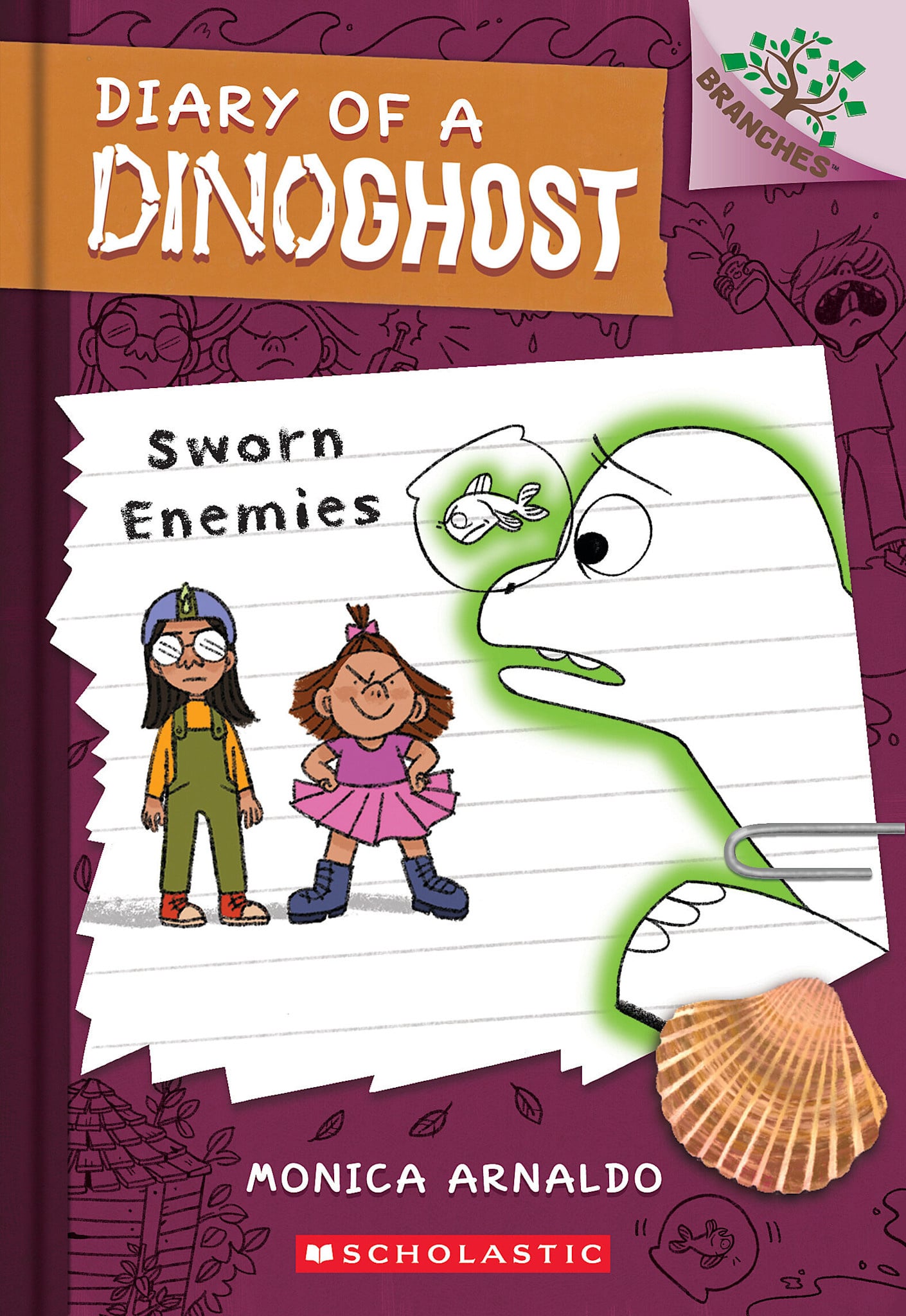 Scholastic Inc. Sworn Enemies: A Branches Book (Diary of a Dinoghost #2)
