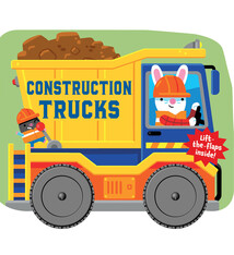 Cartwheel Books Spin & Lift: Construction Trucks