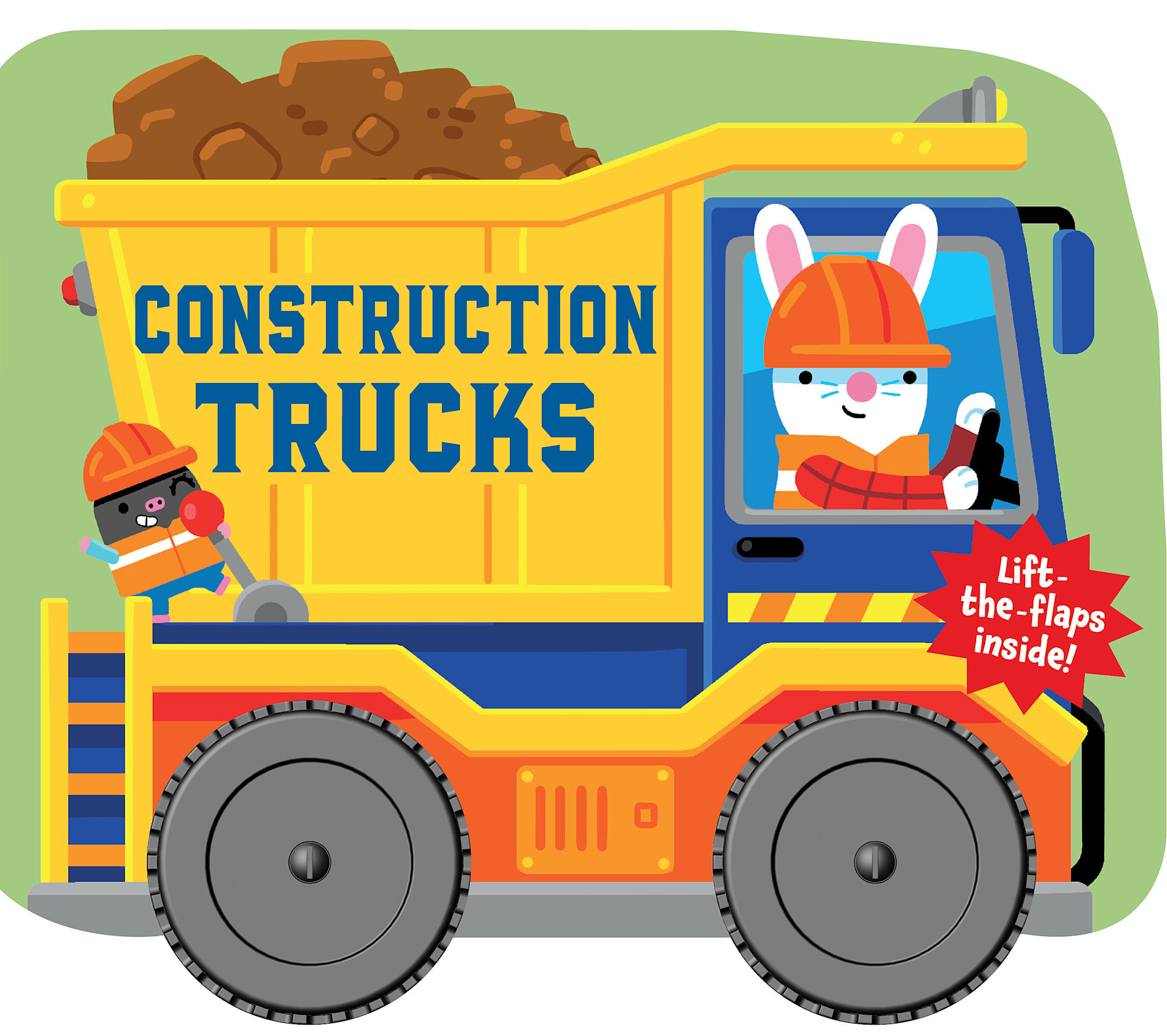 Cartwheel Books Spin & Lift: Construction Trucks