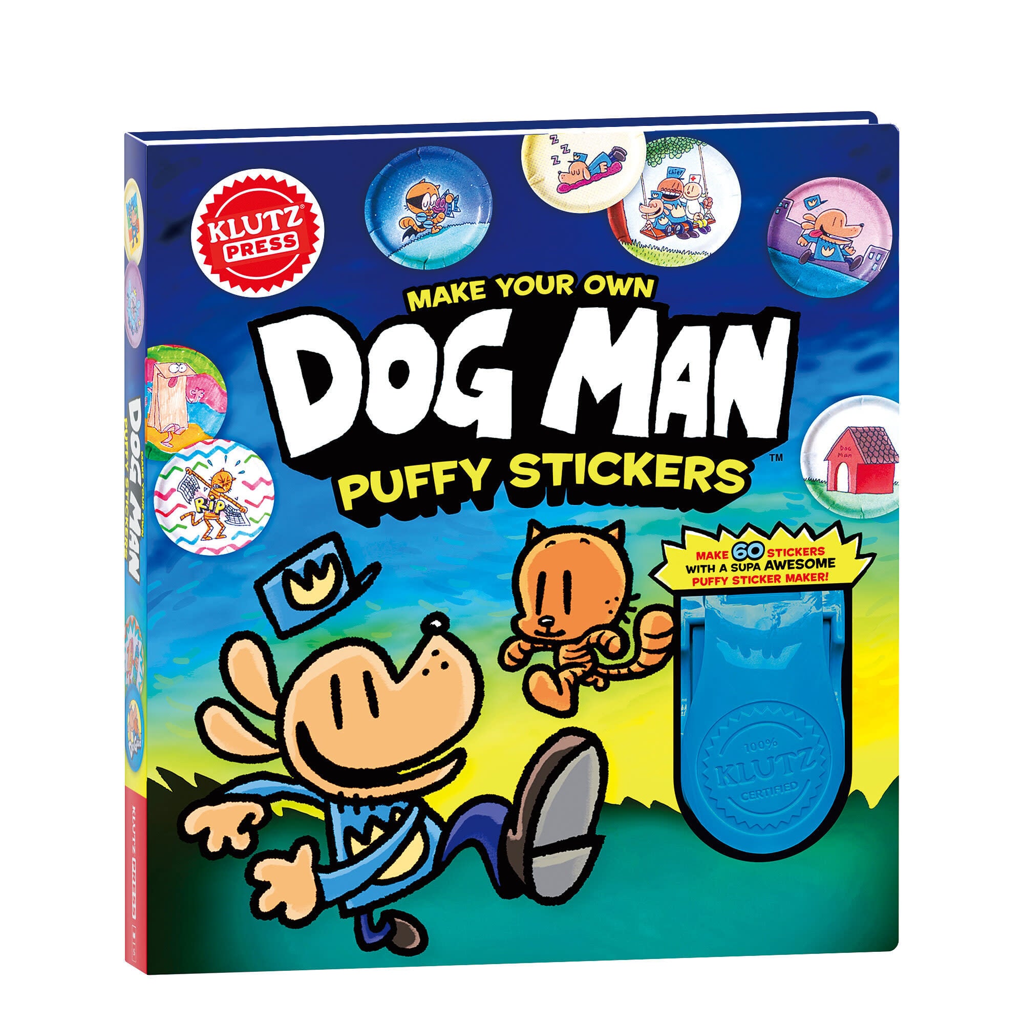 Scholastic Inc. Make Your Own Dog Man Puffy Stickers