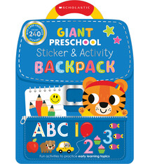 Cartwheel Books Giant Preschool: Sticker & Activity Backpack (Scholastic Early Learners)