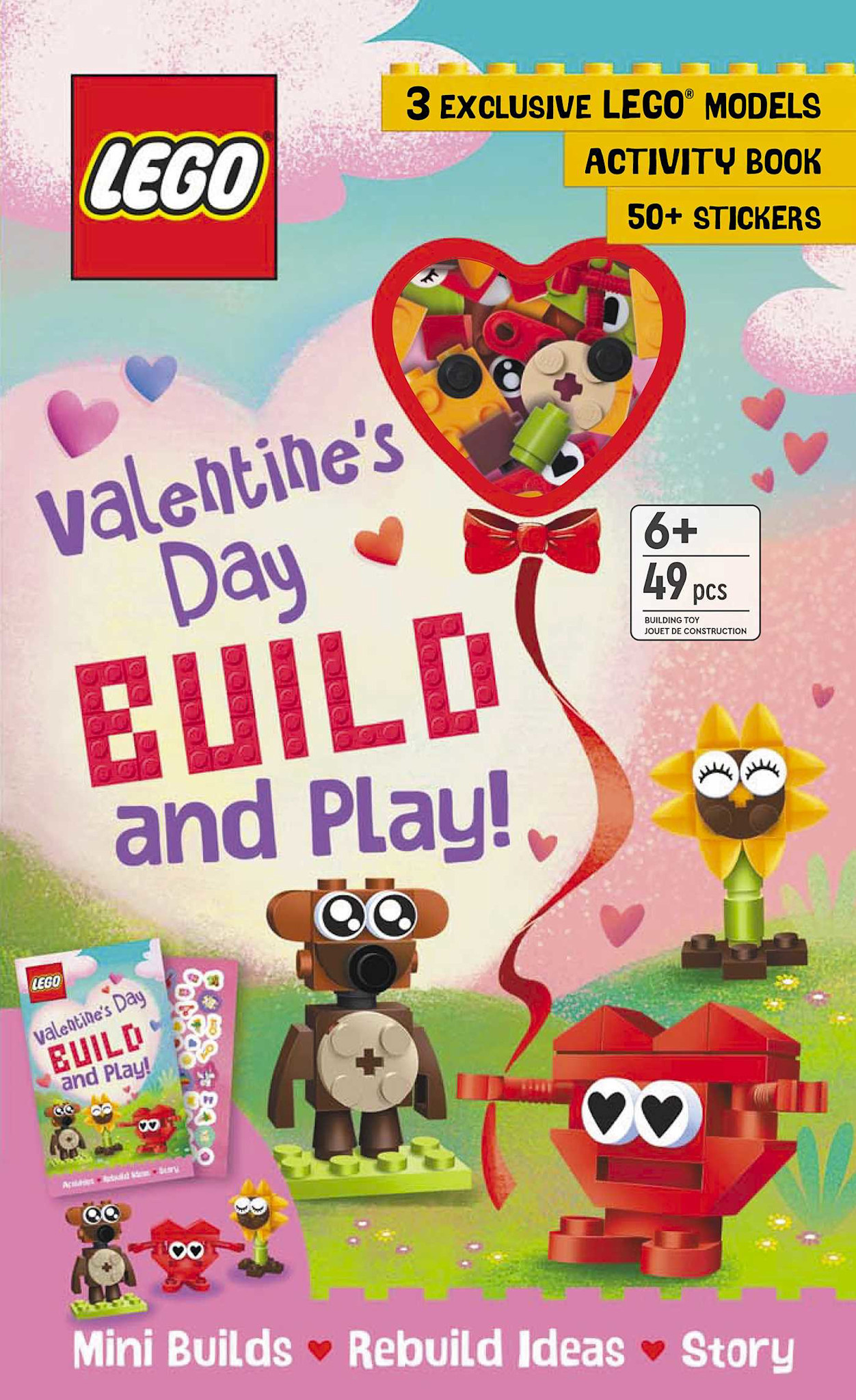 LEGO Valentines Day Build and Play Box