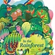 Gibbs Smith In the Rainforest: A lush multi-layered die cut reveal celebrating Rainforests