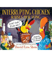 Candlewick Interrupting Chicken Raises Her Wing: (Funny School Read Aloud Children's Picture Book About Raising Your Hand, Classroom Behavior, and Museums for Kids Ages 4-8)