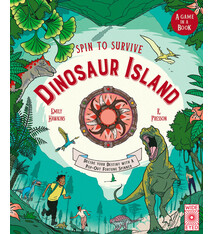 Wide Eyed Editions Spin to Survive: Dinosaur Island