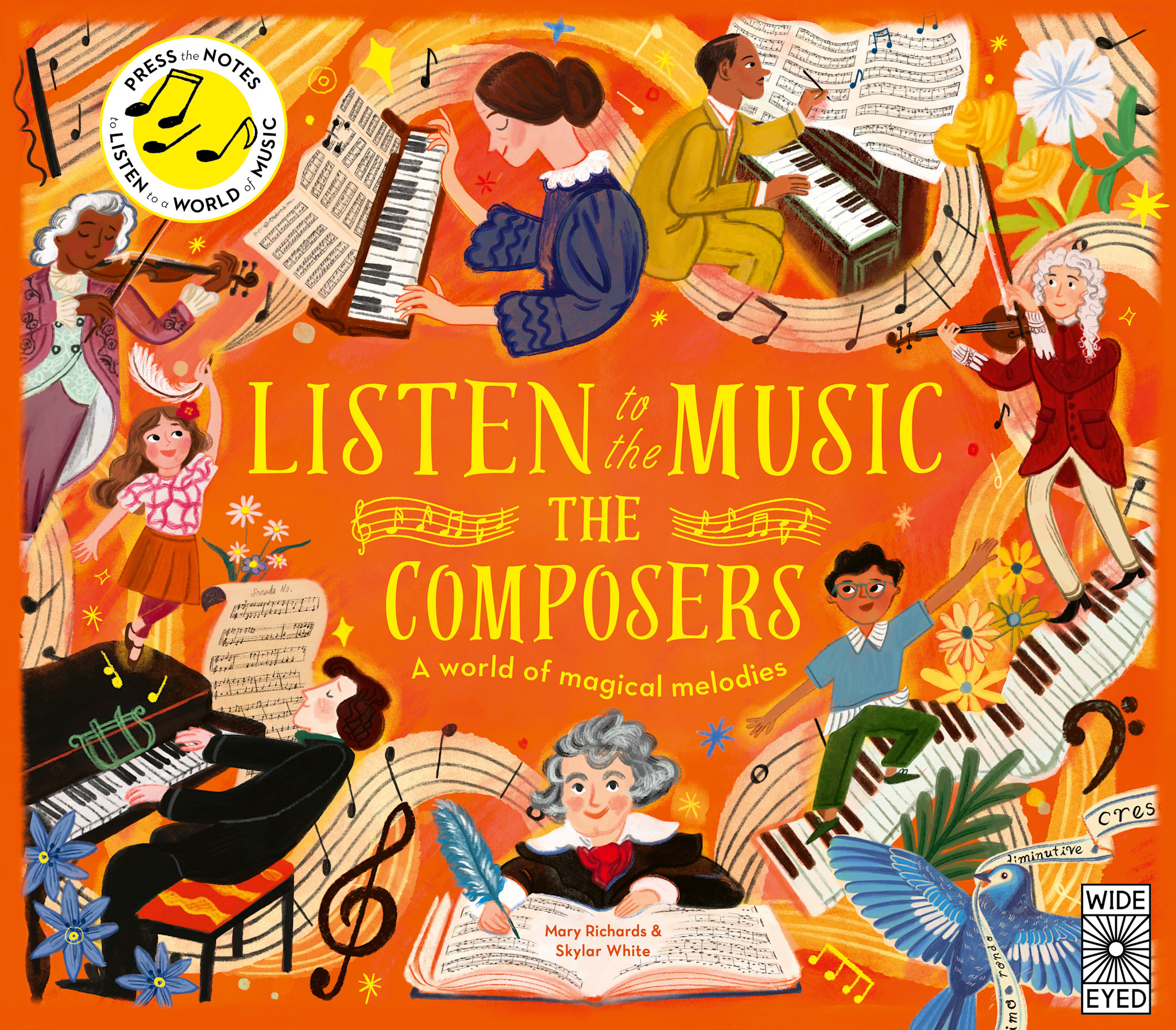 Wide Eyed Editions Listen to the Music: The Composers