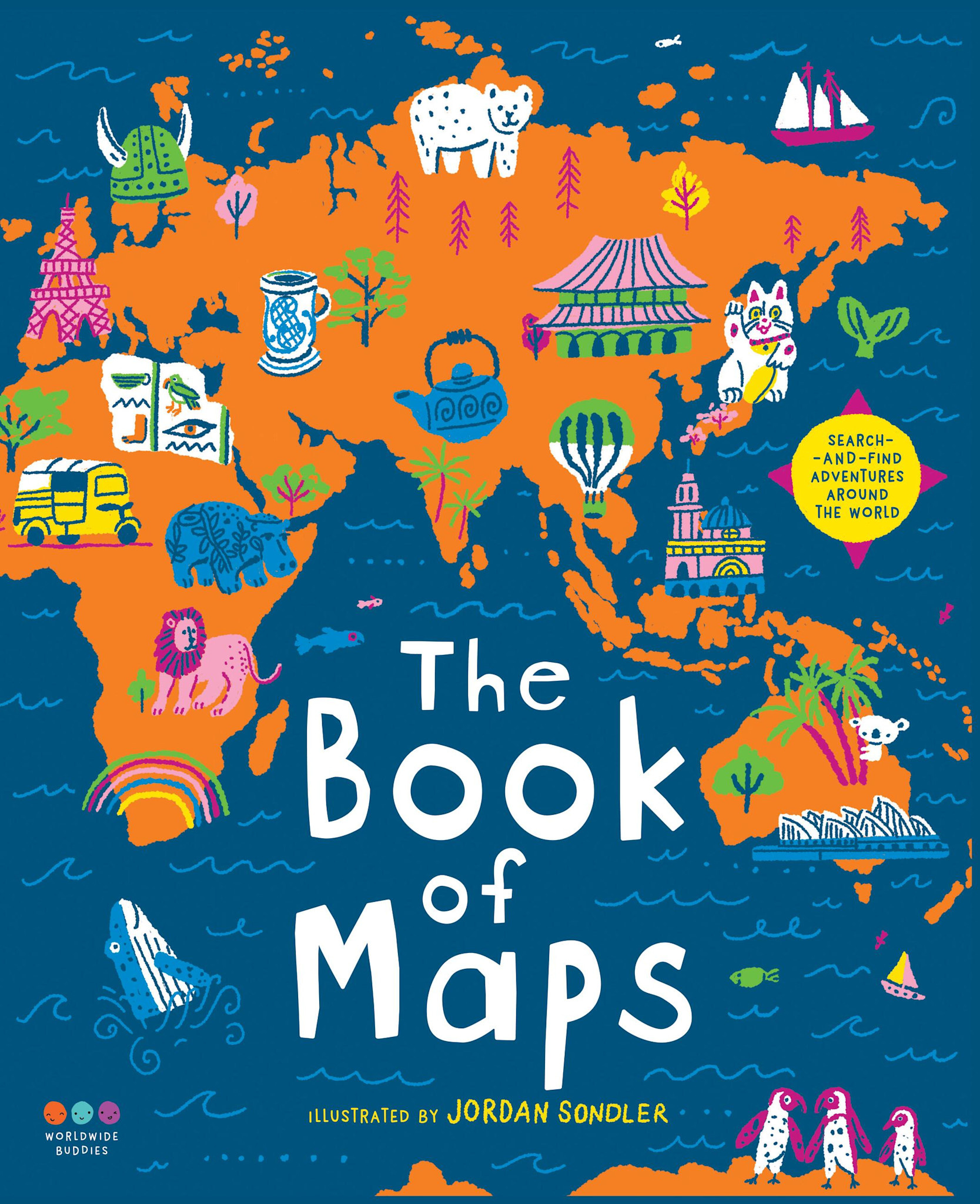 The Book of Maps: search & find adventures around the world