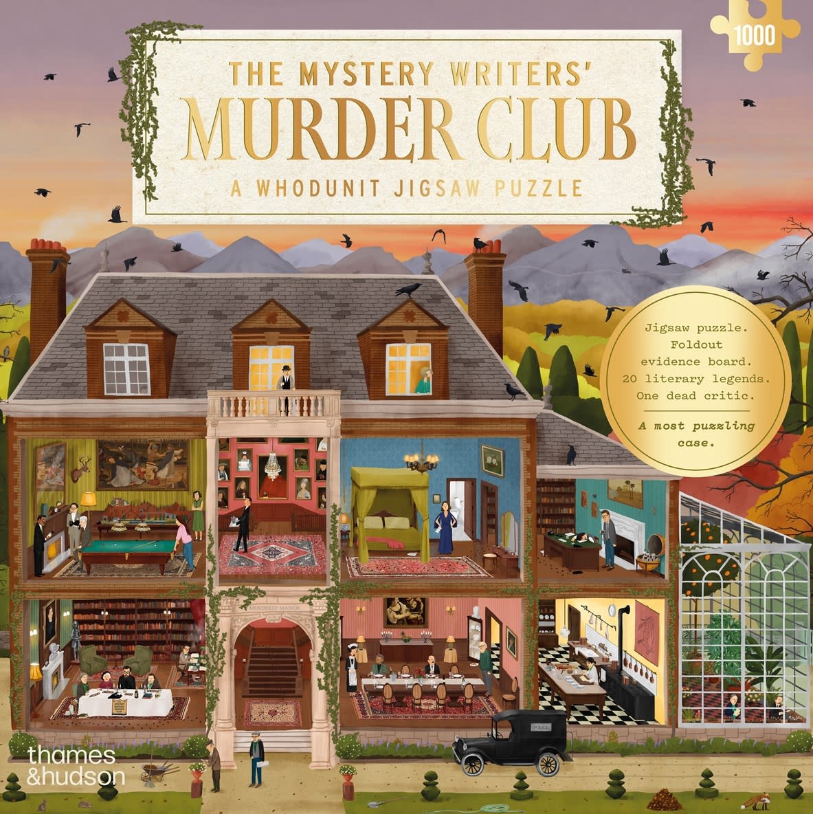 The Mystery Writers' Murder Club: A Whodunit Jigsaw Puzzle