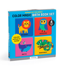 Mudpuppy Animals Of The World Color Magic Bath Book Set
