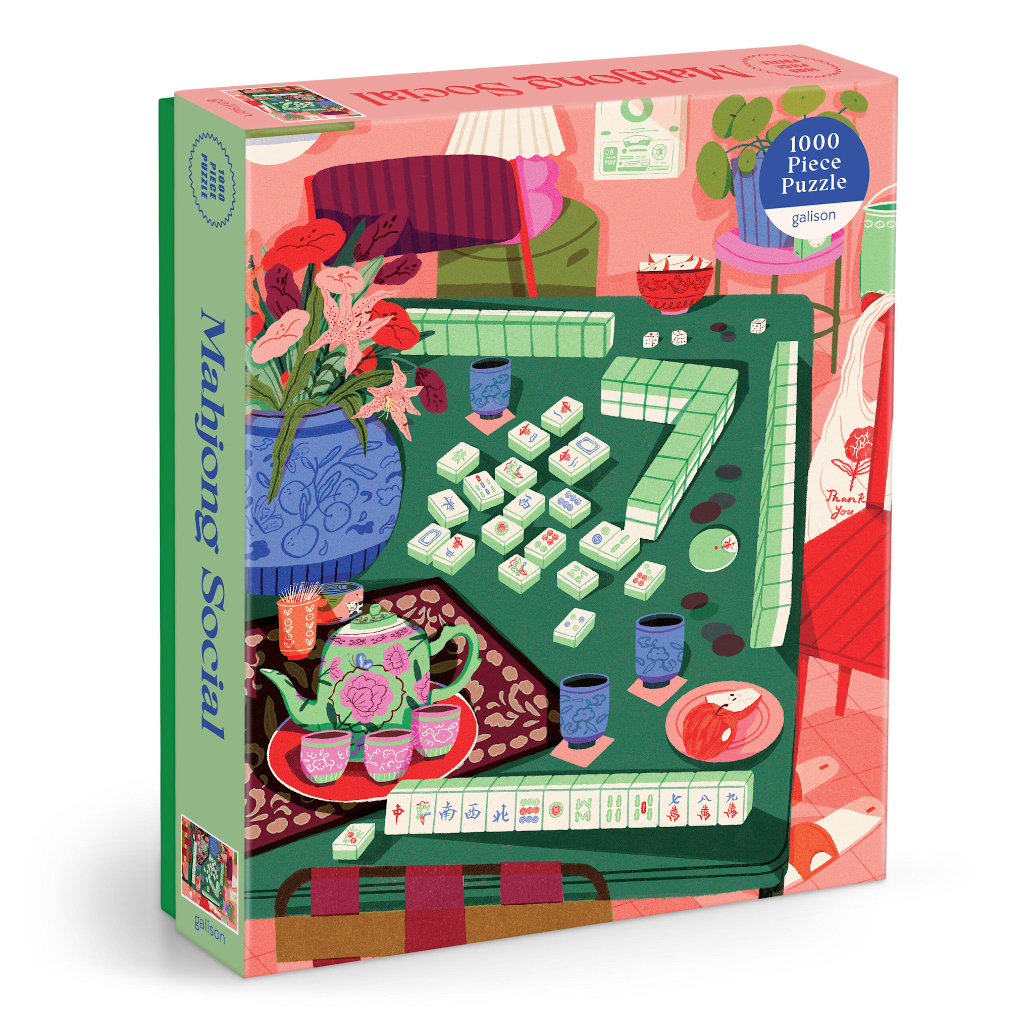Galison Mahjong Social 1000 Piece Puzzle