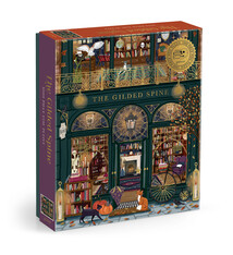 Galison The Gilded Spine 1000 Piece Foil Puzzle