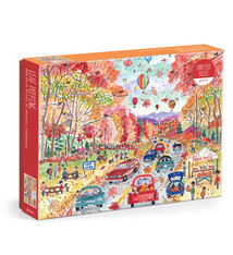 Galison Michael Storrings Leaf Peeping 1000 Piece Puzzle