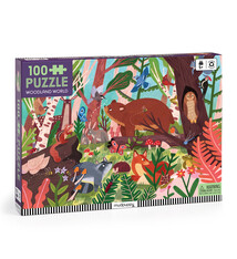 Mudpuppy Woodland World 100 Piece Puzzle