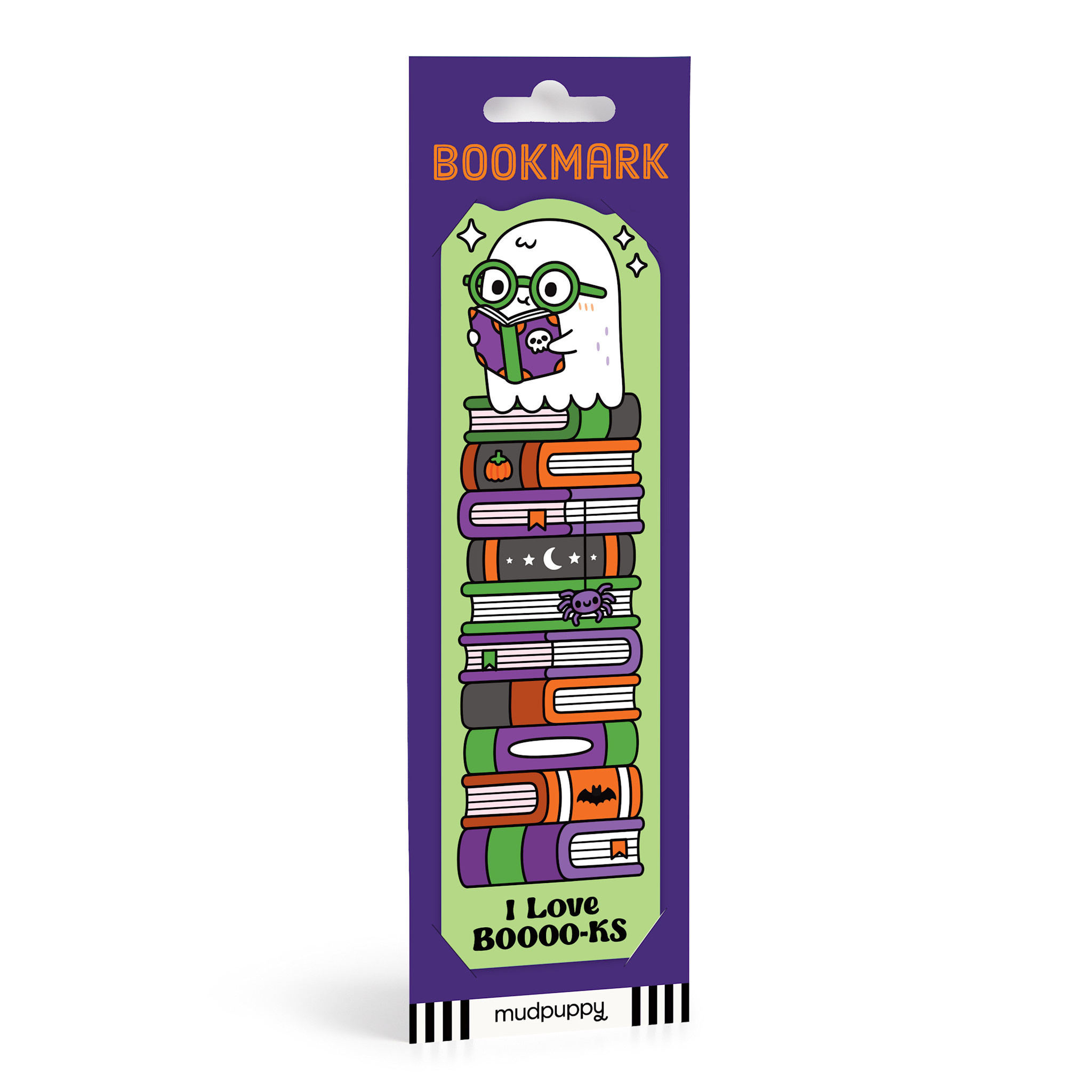 Mudpuppy I Love BOOOO-KS Ghost Bookmark