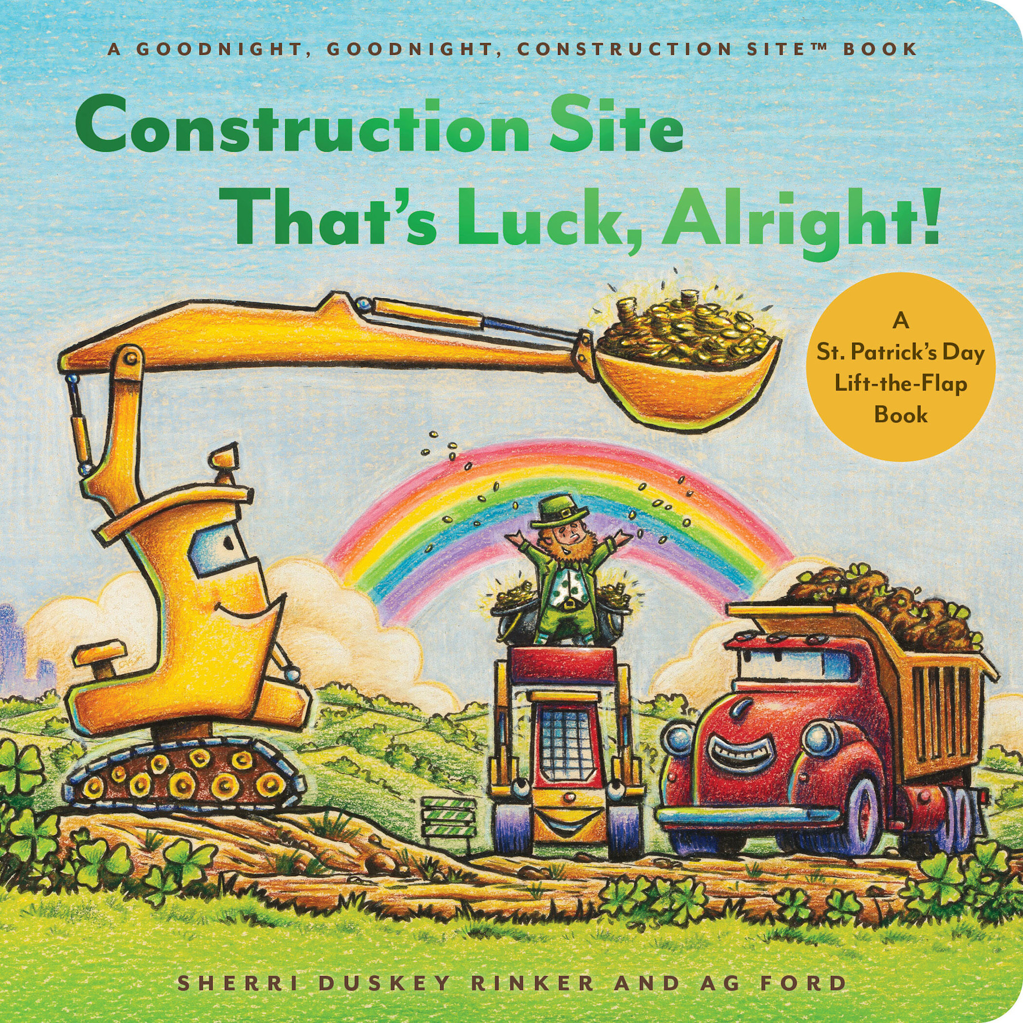 Chronicle Books Construction Site That’s Luck, Alright!: A St. Patrick’s Day Lift-the-Flap Book