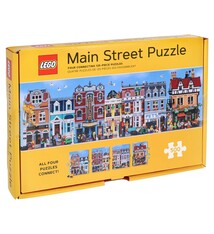 Chronicle Books LEGO Main Street Puzzle: Four Connecting 125-Piece Puzzles