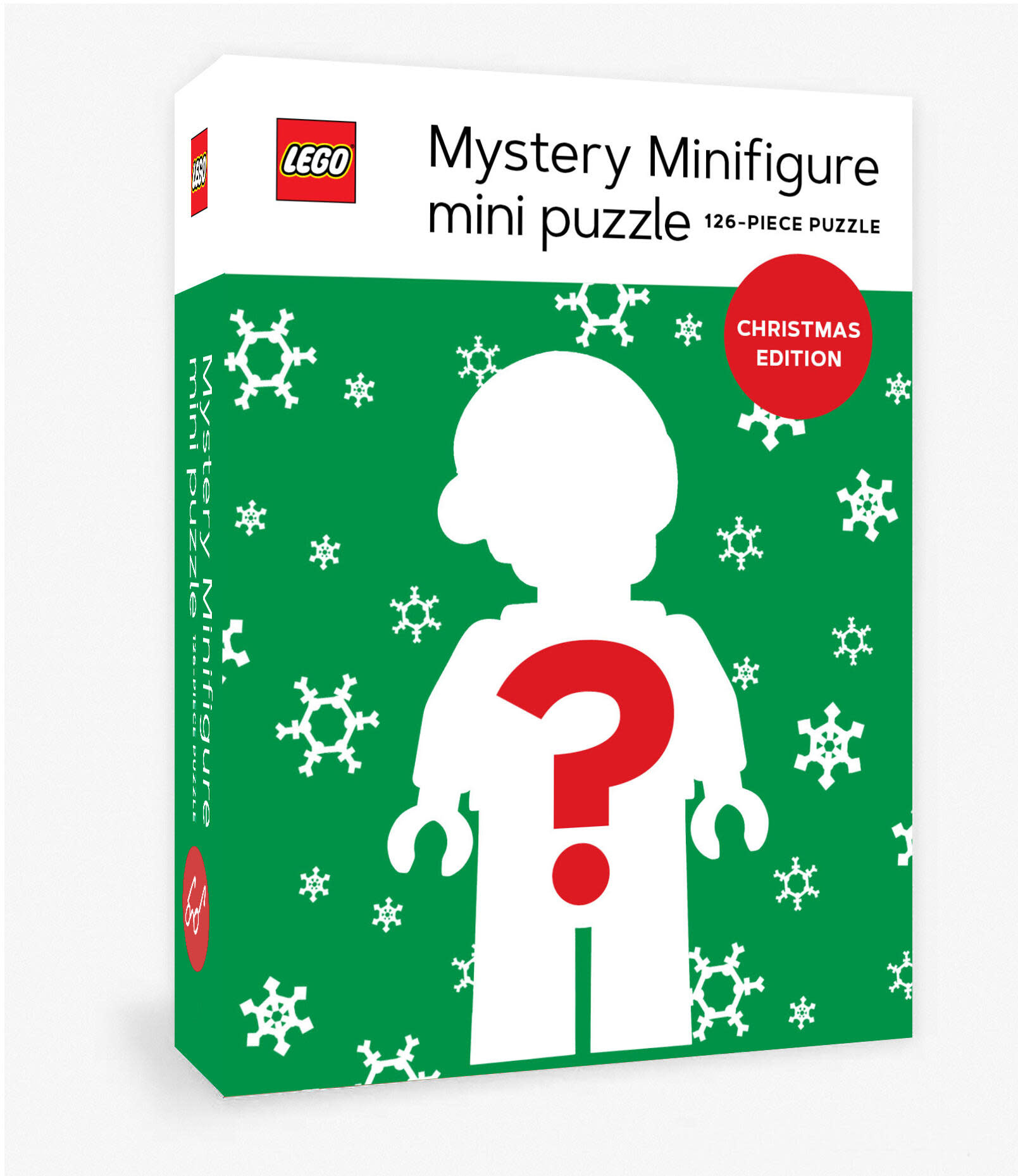 Chronicle Books LEGO Mystery Minifigure Mini Puzzle (Christmas Edition Green): 126-Piece Puzzle