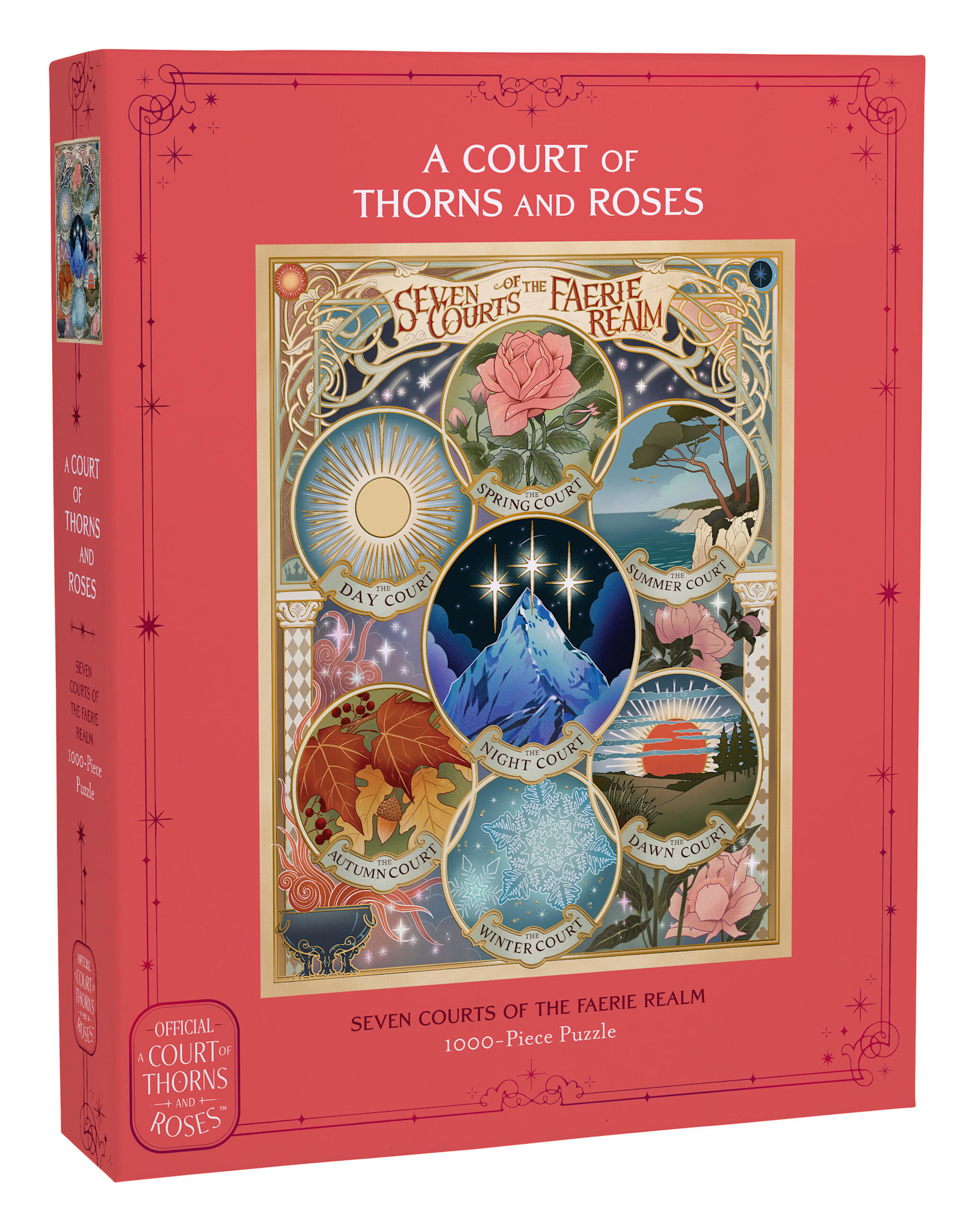 Chronicle Books A Court of Thorns and Roses Official Seven Courts of the Faerie Realm 1000-Piece Puzzle: From the ACOTAR Collection