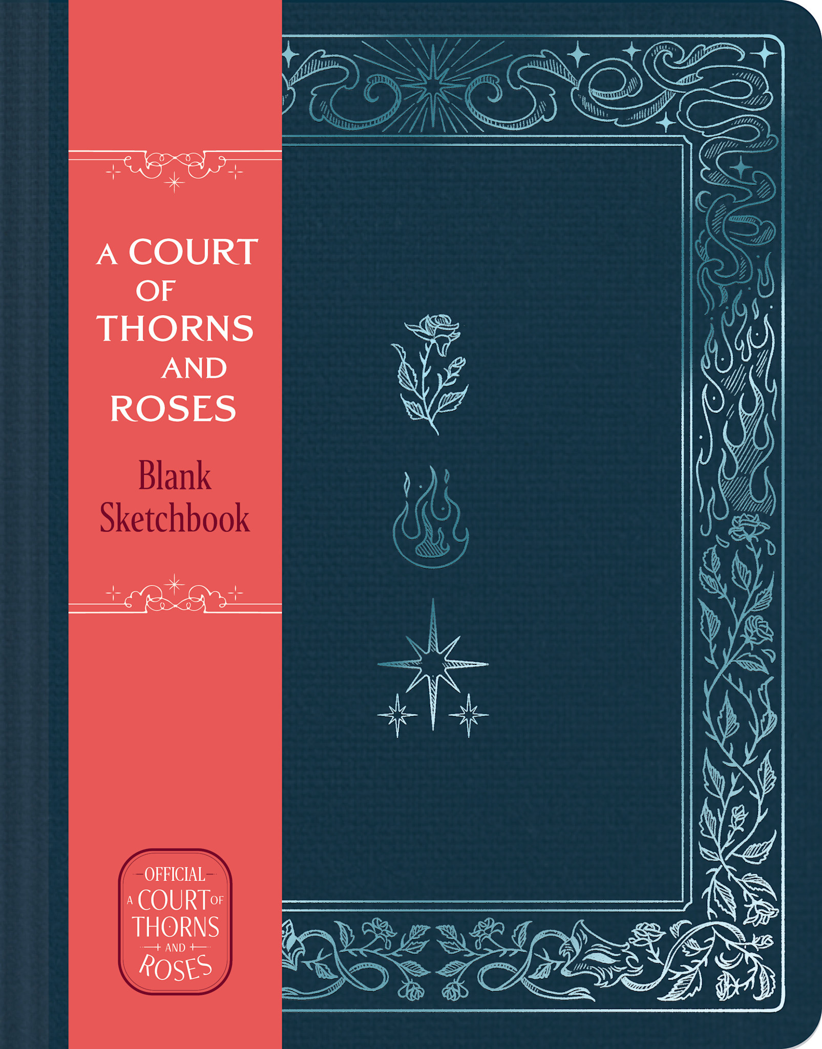 Chronicle Books A Court of Thorns and Roses Official Sketchbook (Flowers, Flames, and Stars): From the ACOTAR Collection