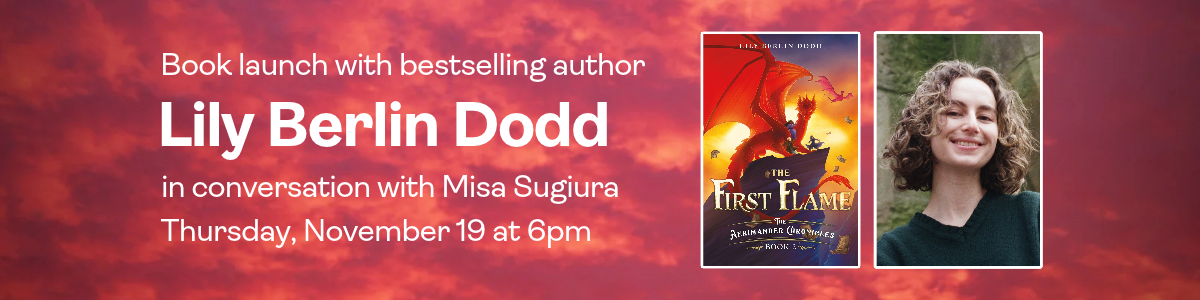 Book Launch with Lily Berlin Dodd: Thursday, November 19 at 6pm