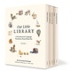 Paige Tate & Co Our Little Library: A Foundational Language Vocabulary Board Book Set for Babies, Including Farm & Forest Animals, Fruits & Veggies, Toys & More