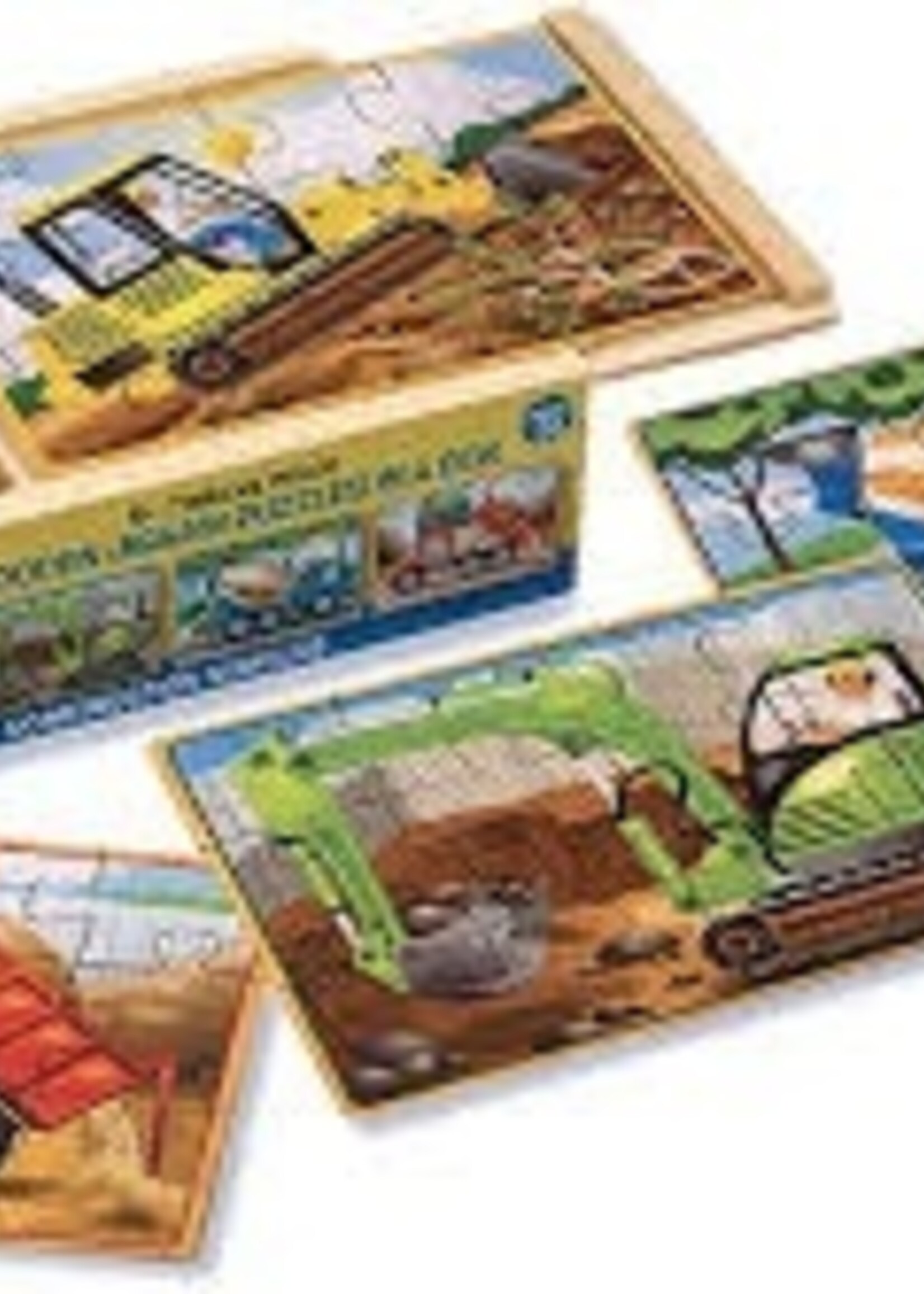 Melissa & Doug Jigsaw Puzzle in a Box - Construction
