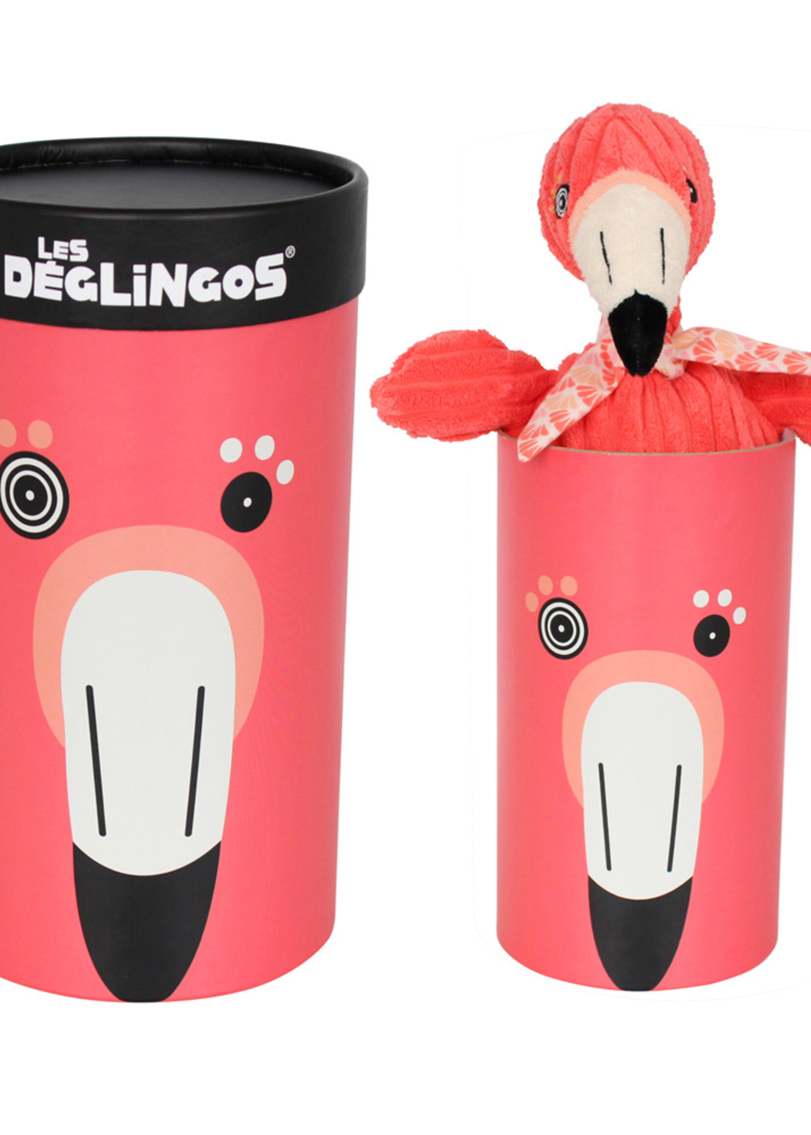 Stuffy - Les Deglingos Simply Flamingo in Tube