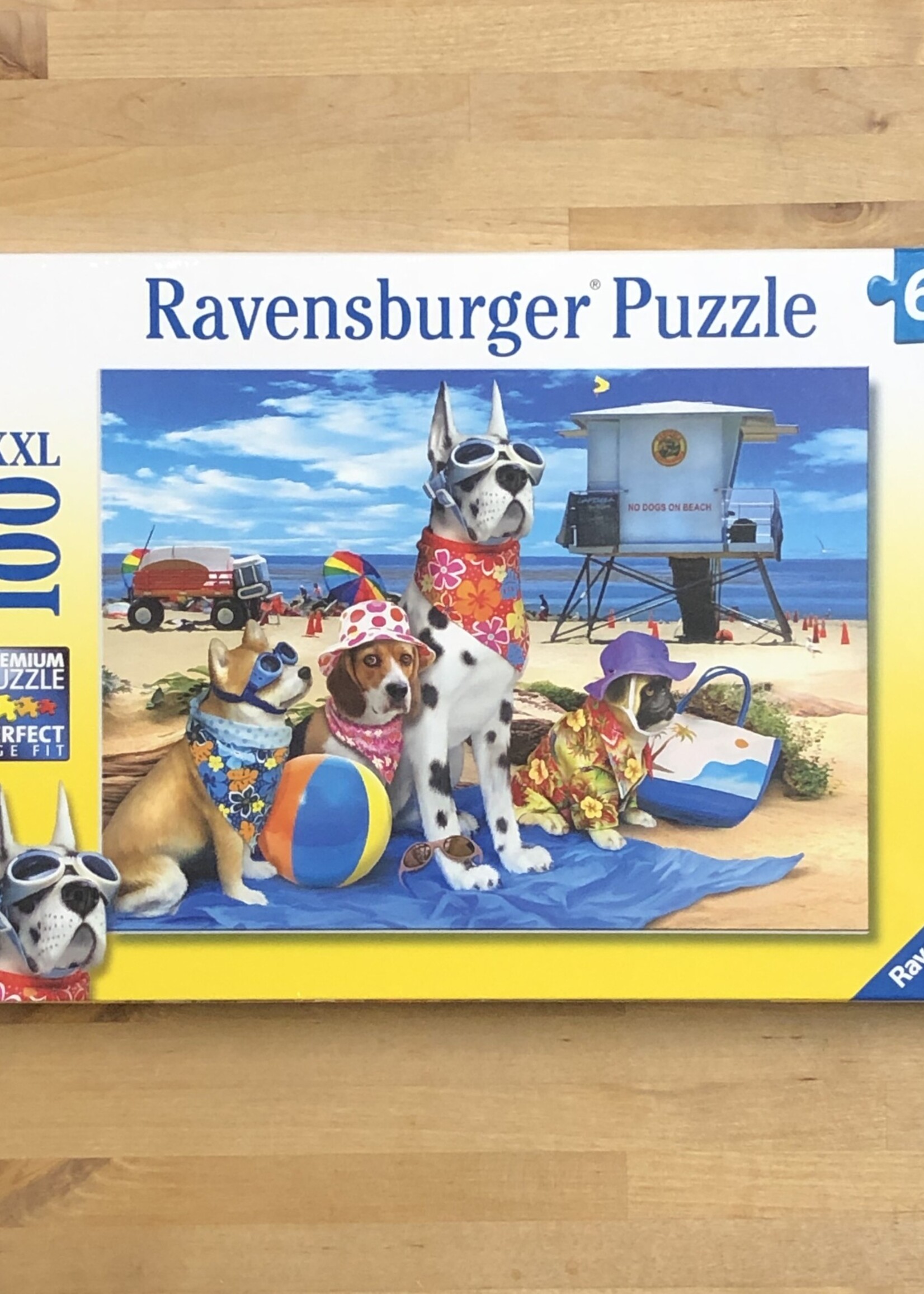 Ravensburger Puzzle - No Dogs on the Beach 100 Pc.
