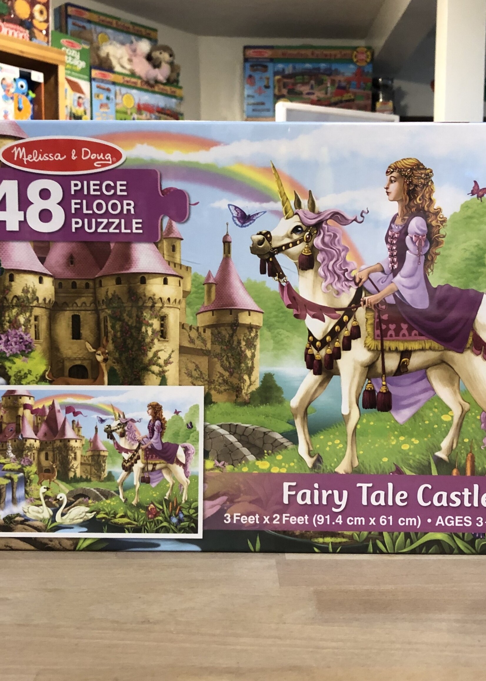 Melissa & Doug Puzzle - Fairy Tale Castle (48 pc) 3+