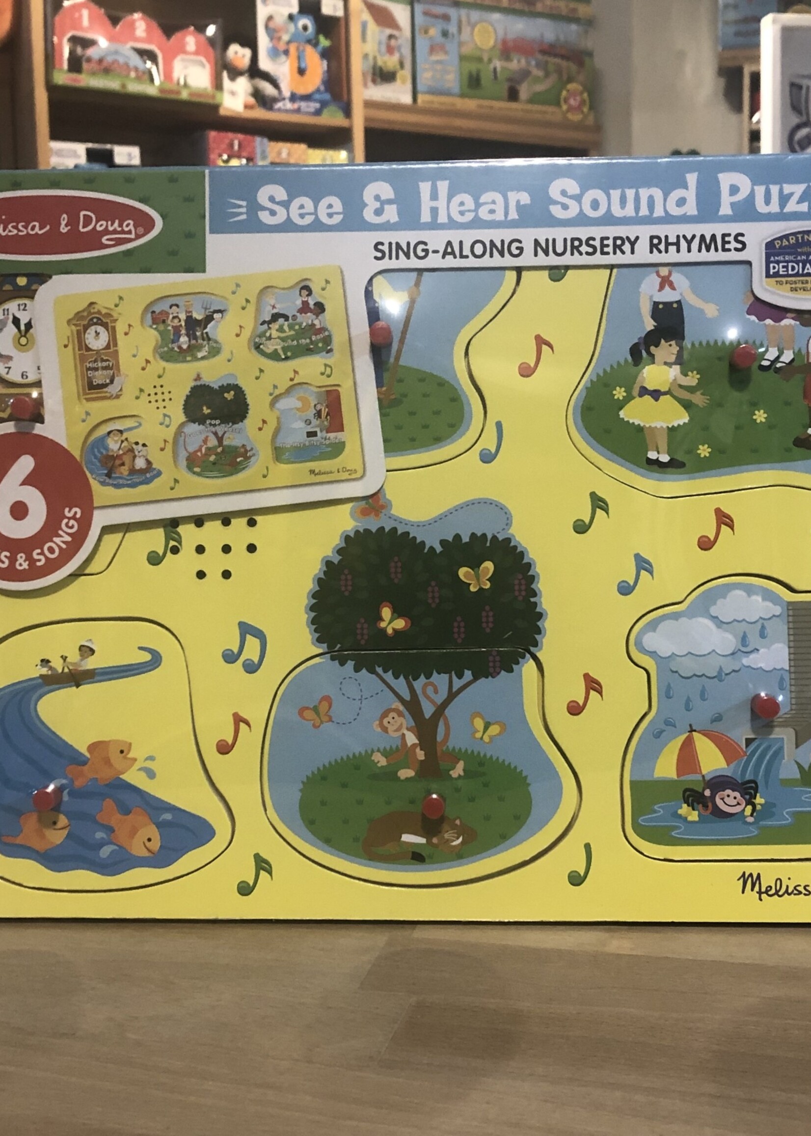 Melissa & Doug Puzzle - Sound:  Nursery Rhymes #1