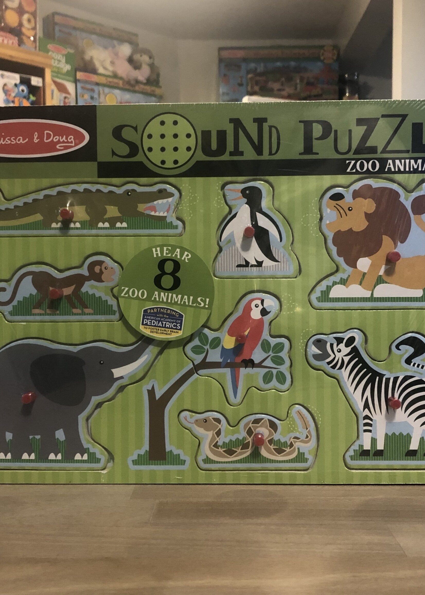 Melissa & Doug Puzzle (Sound)  - Zoo Animals