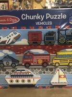 Melissa & Doug Puzzle - Vehicles Chunky