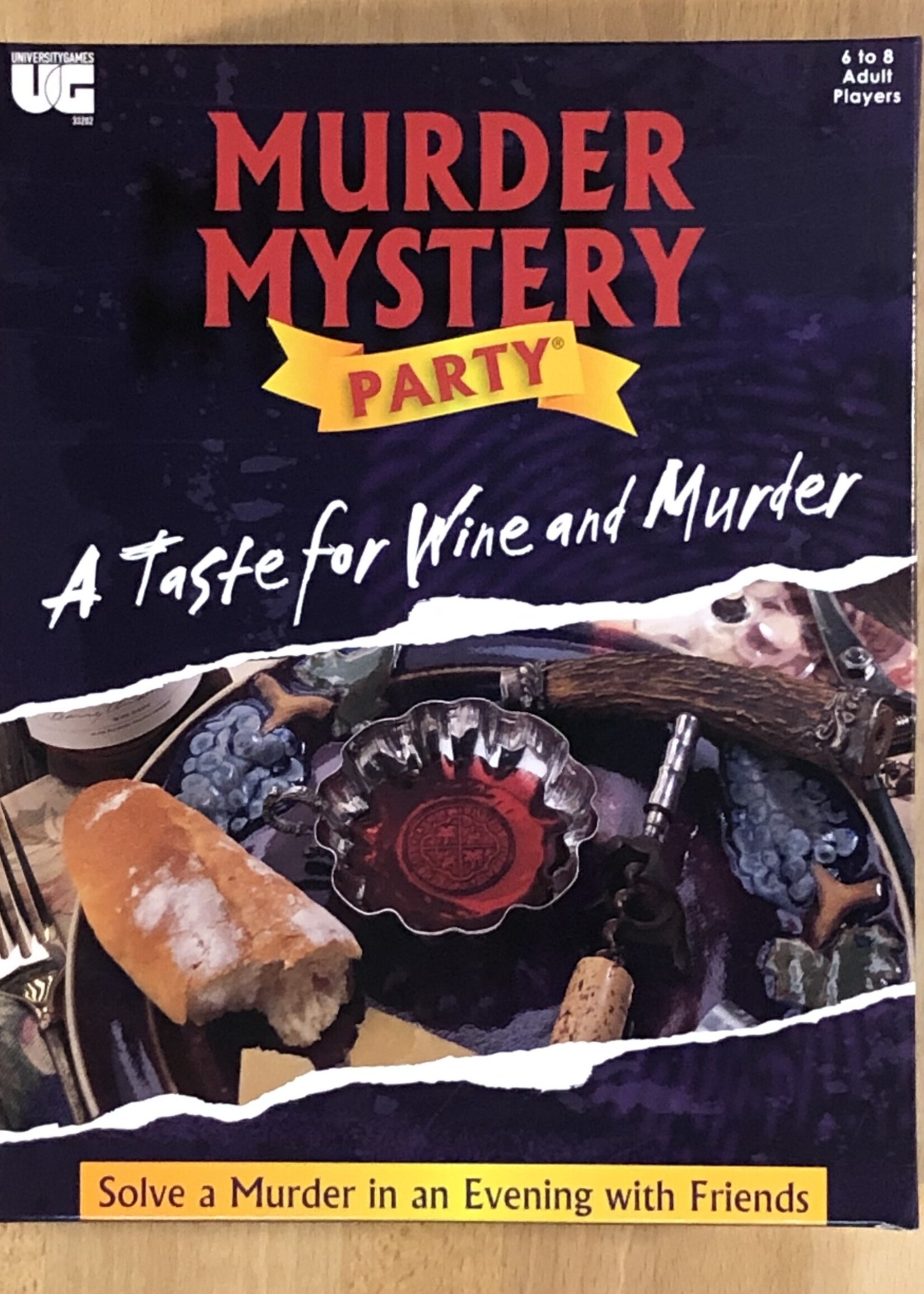 University Games Murder Mystery - A Taste for Wine and Murder