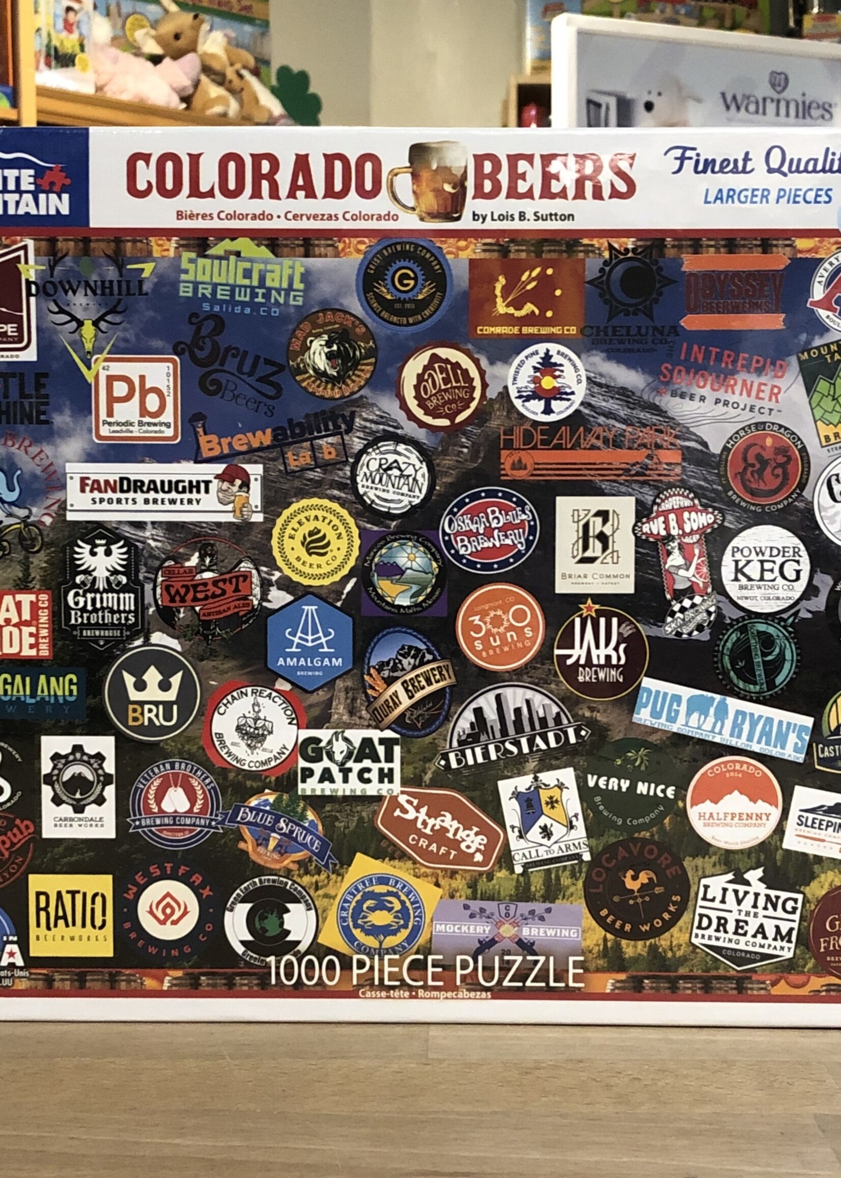 White Mountain Puzzles Puzzle - Colorado Craft Beers 1000 Pc.