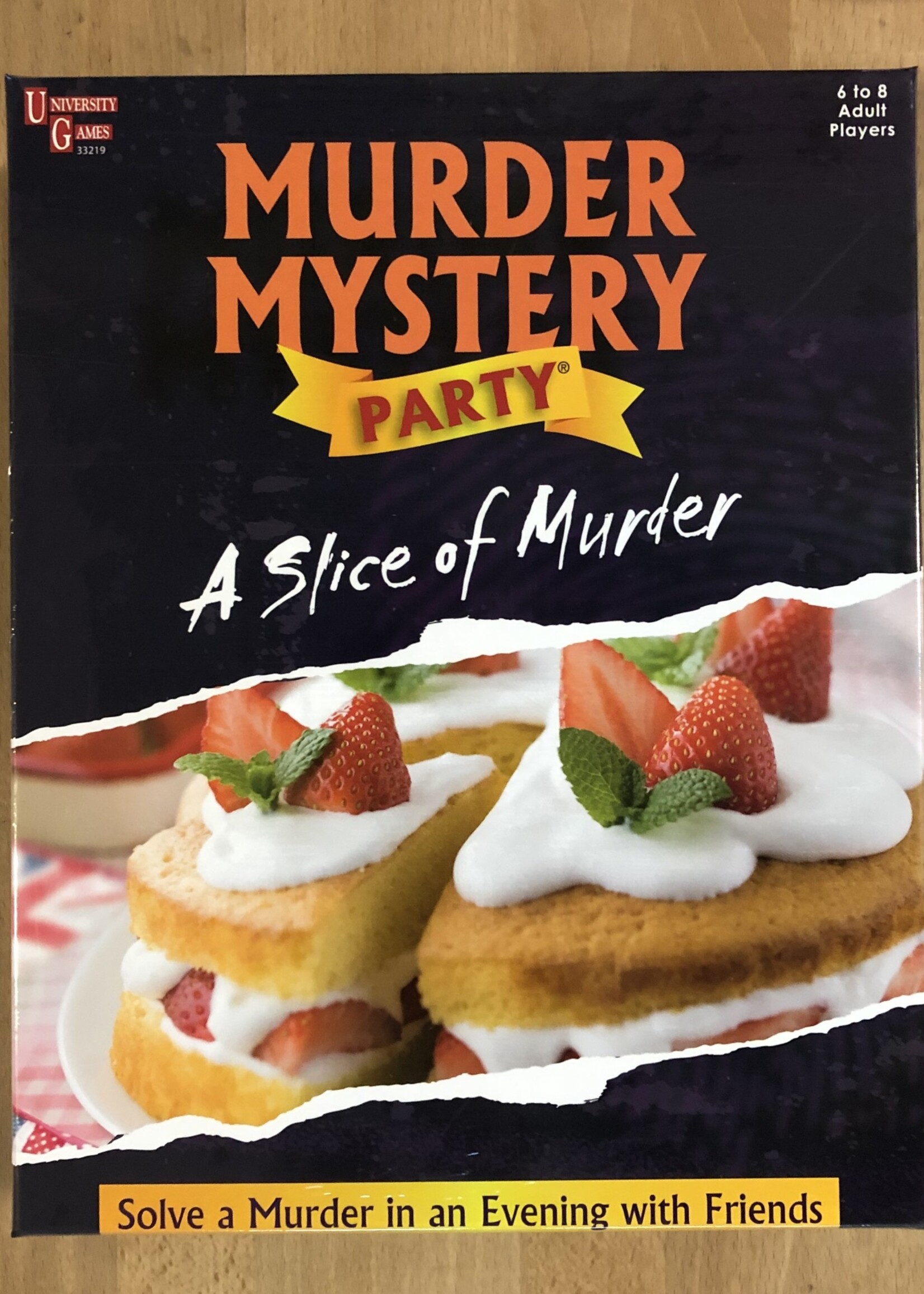University Games Murder Mystery - A Slice of Murder