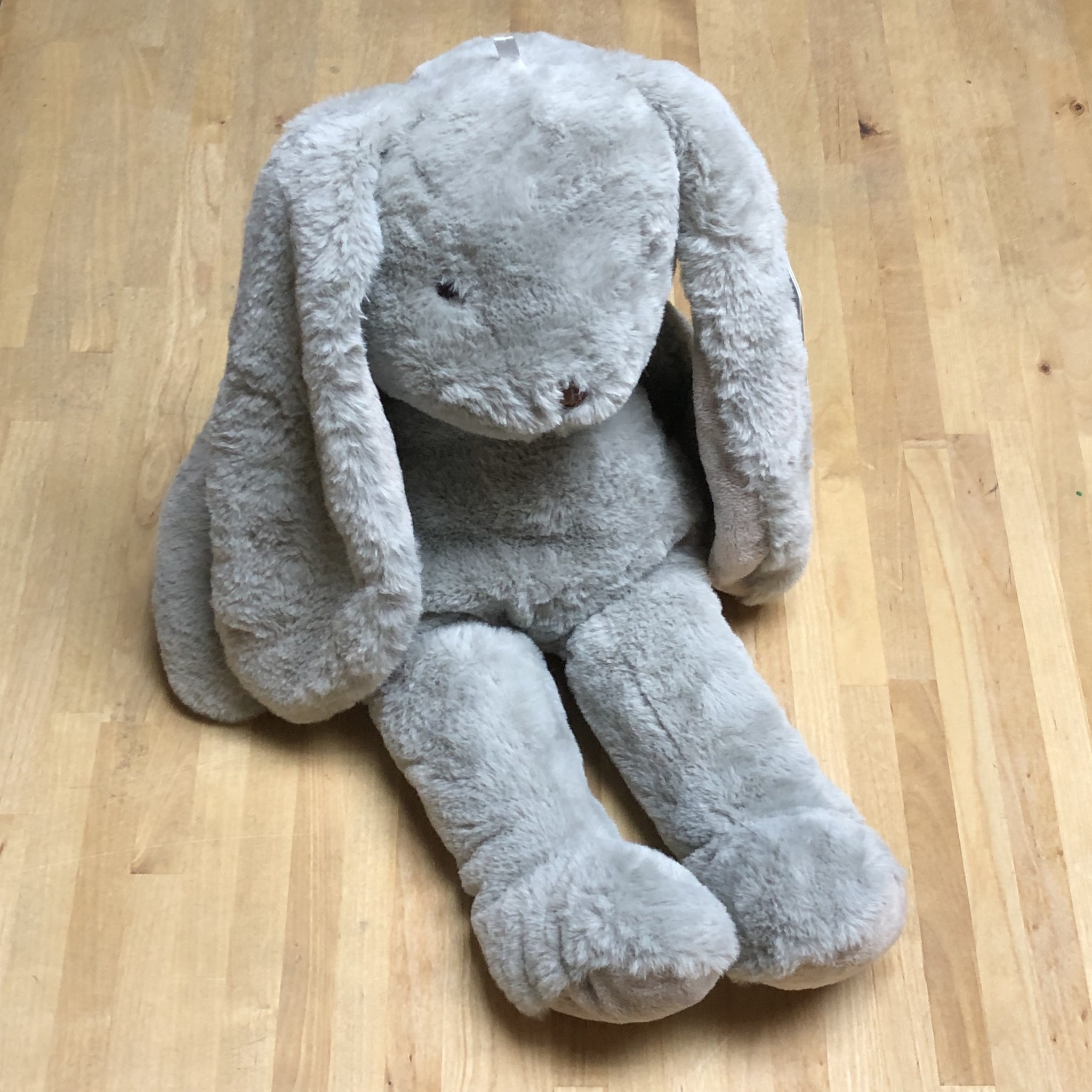 Stuffy - Grey Bunny 45 Cm. (Svea Large Ecofriends)