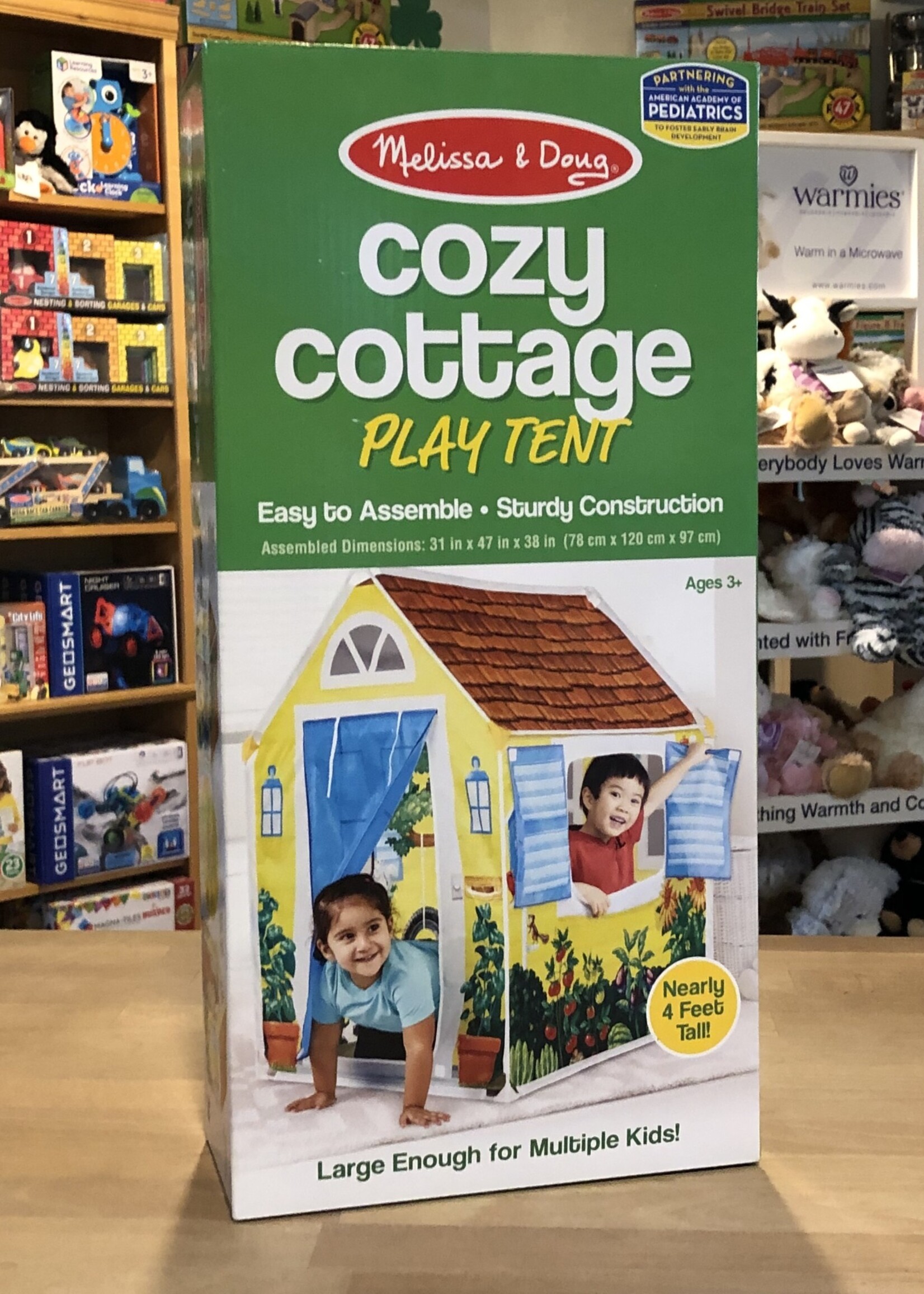 Melissa & Doug Cozy Cottage Play Tent