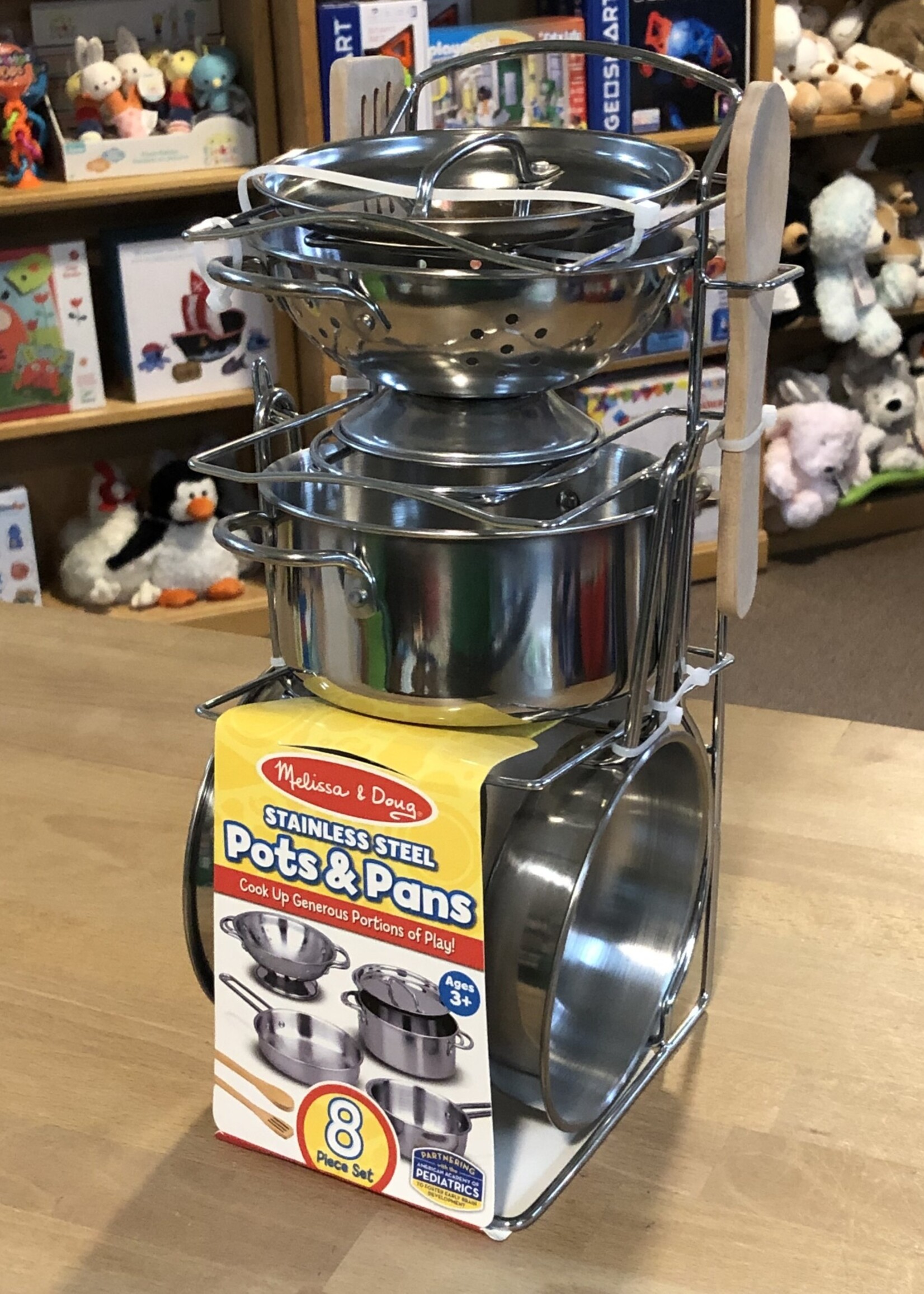 Melissa & Doug Stainless Steel Pots and Pans