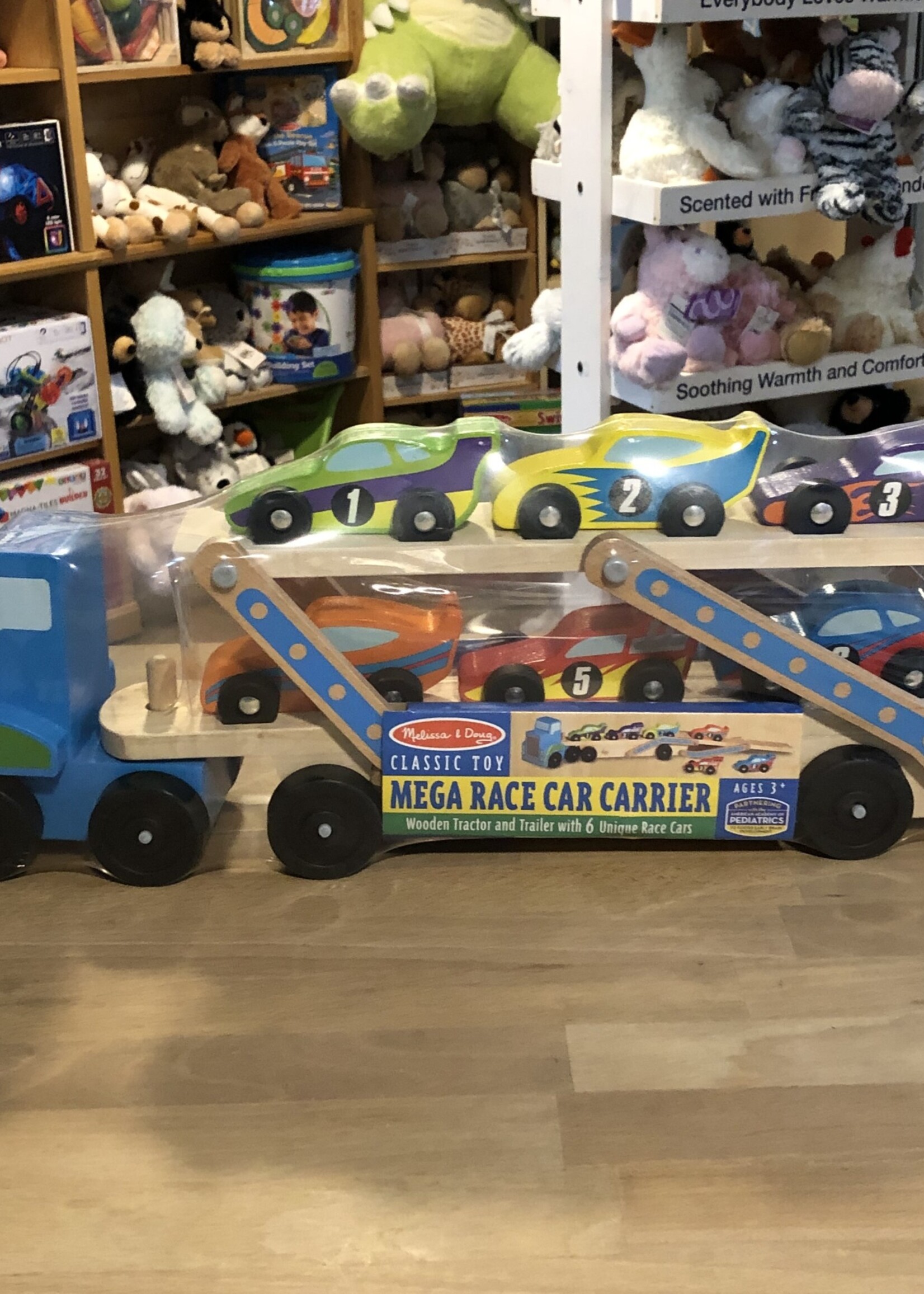 Melissa & Doug Mega Race Car Carrier