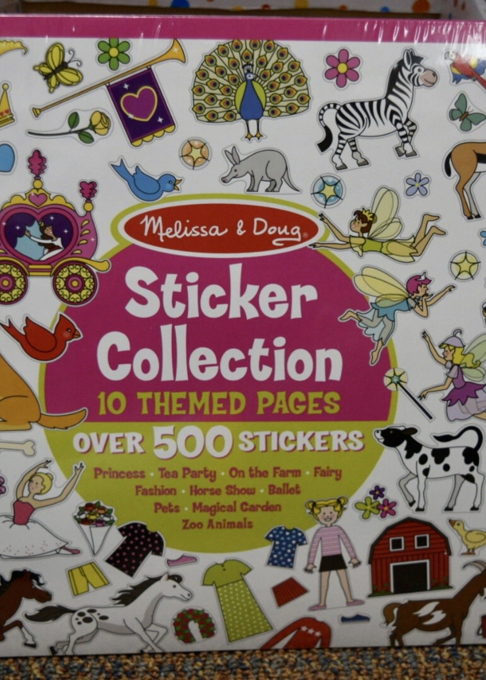 Melissa & Doug Sticker Collection - Princesses, Tea Party, Animals & More