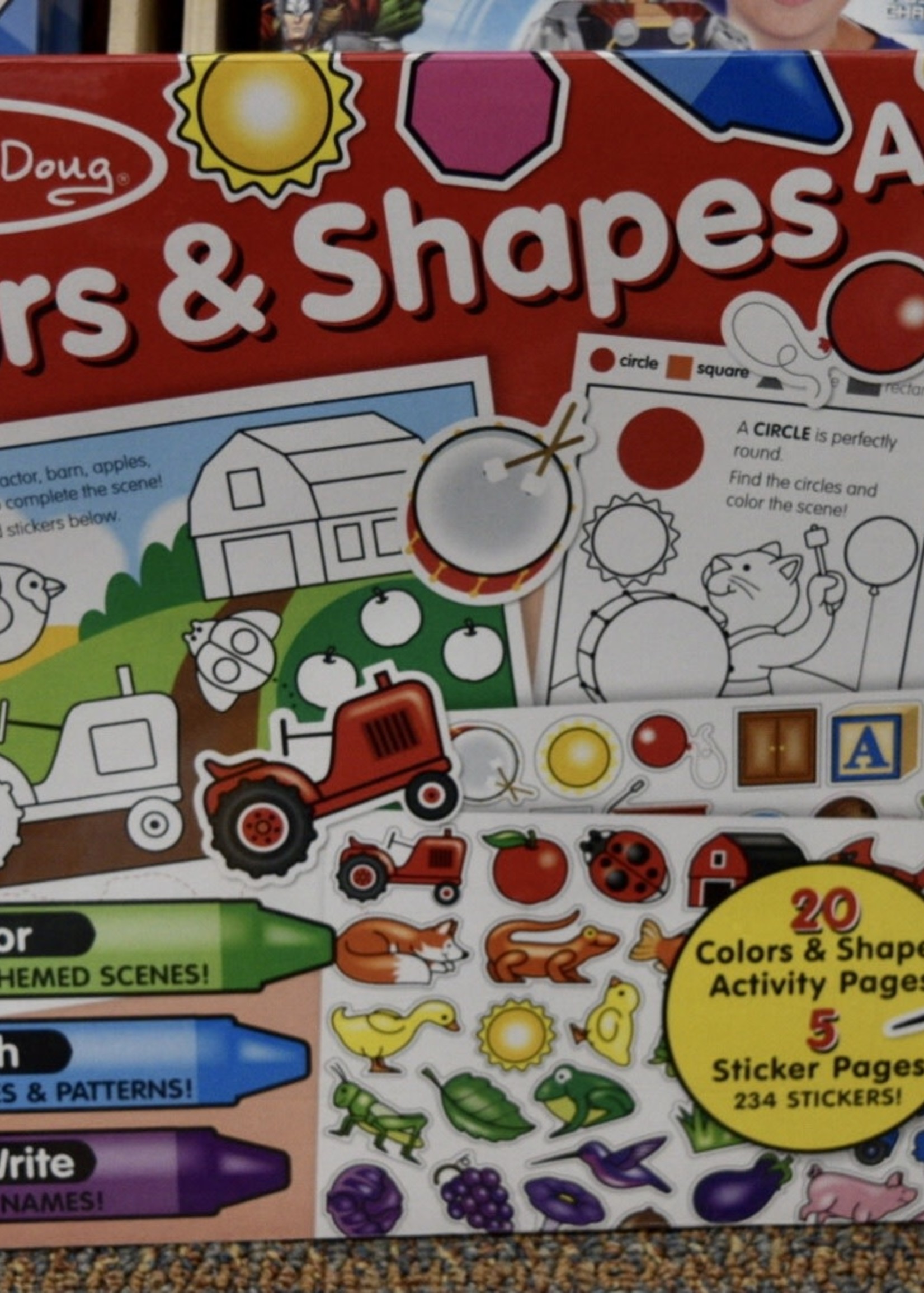 Melissa & Doug Colors & Shapes Activity Pad