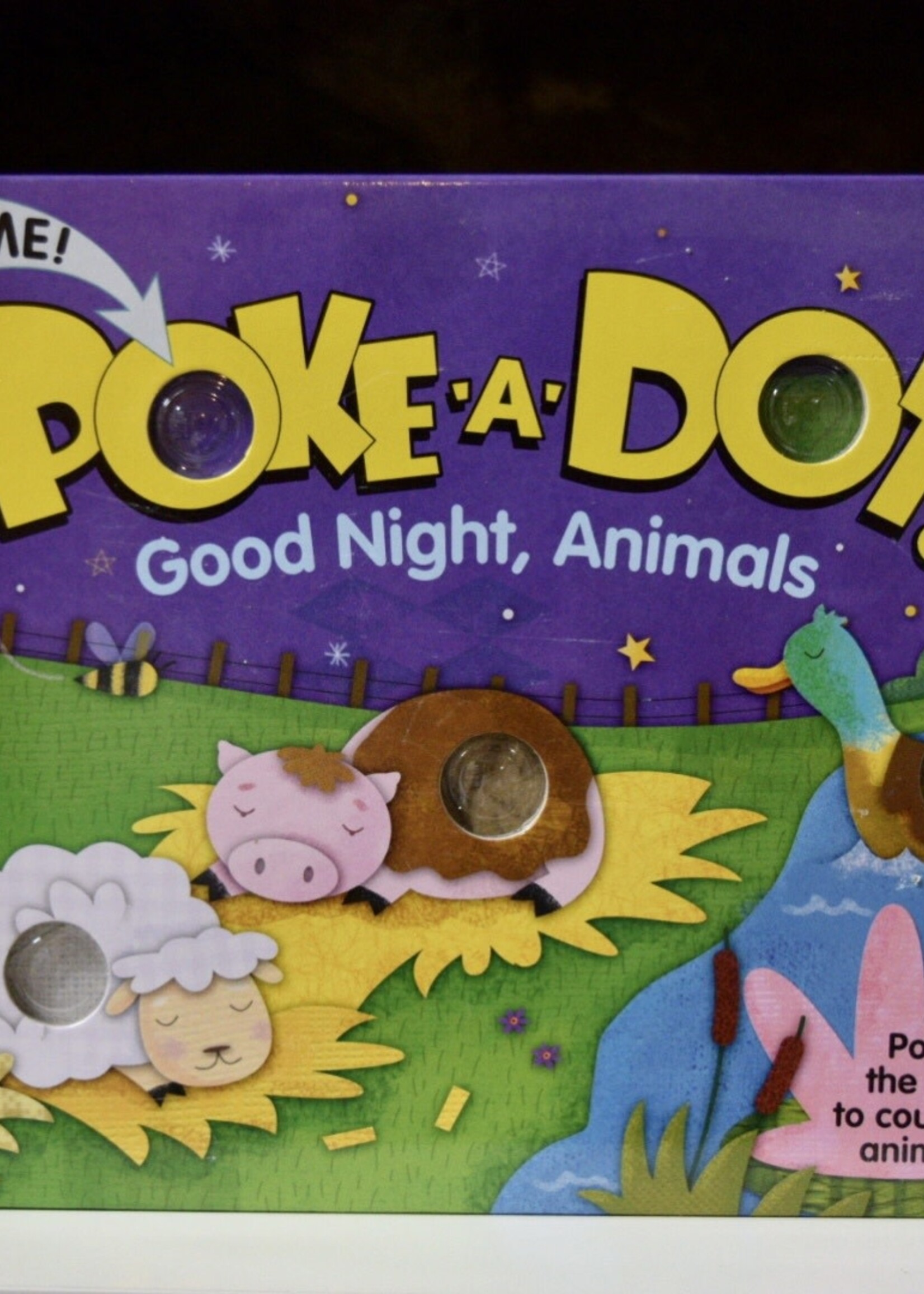 Book - Poke-a-Dot! Good Night, Animals - O'Toys