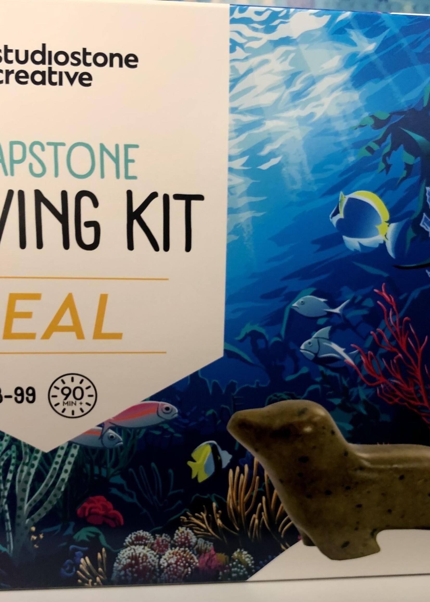 Soapstone Carving Kit - Seal