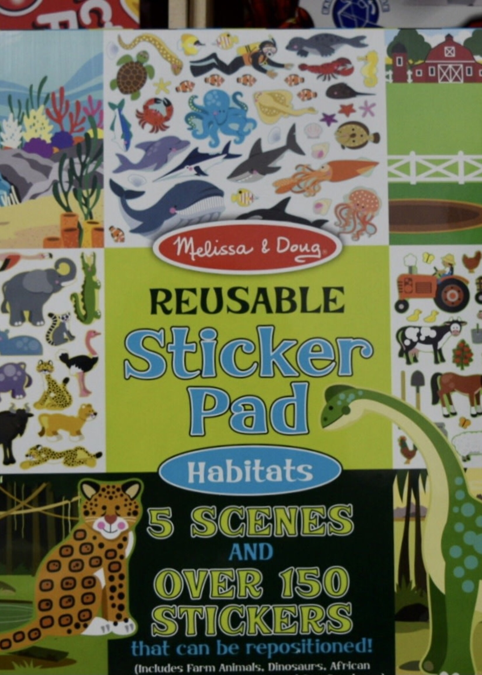 Melissa & Doug Reusable Sticker Pad - Habitats