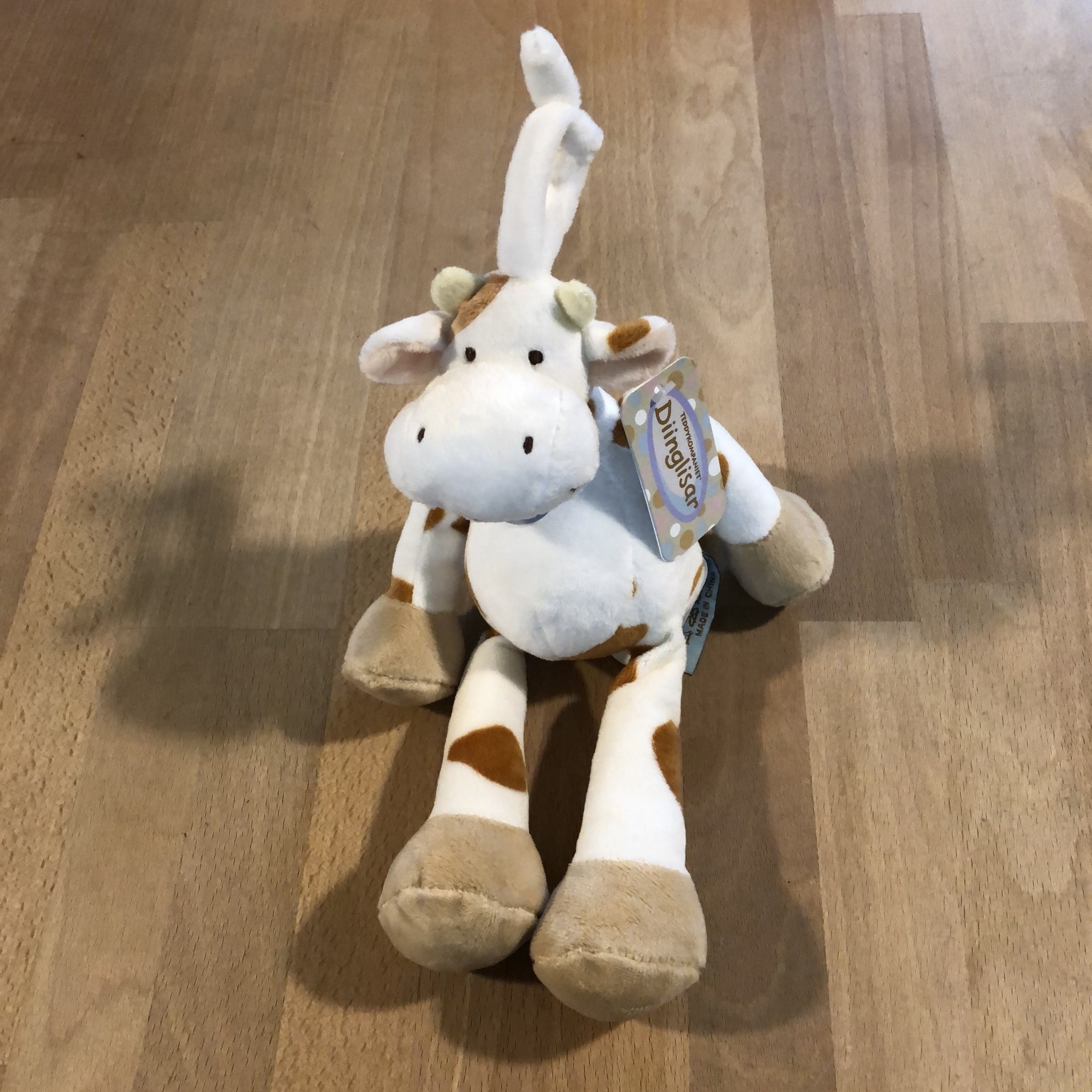Stuffy - Musical Cow 9” Long